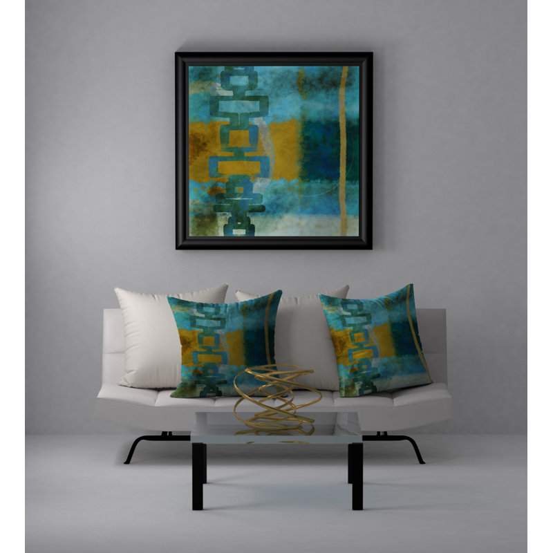 Housse de coussin carrée et insert, 24" X 24"