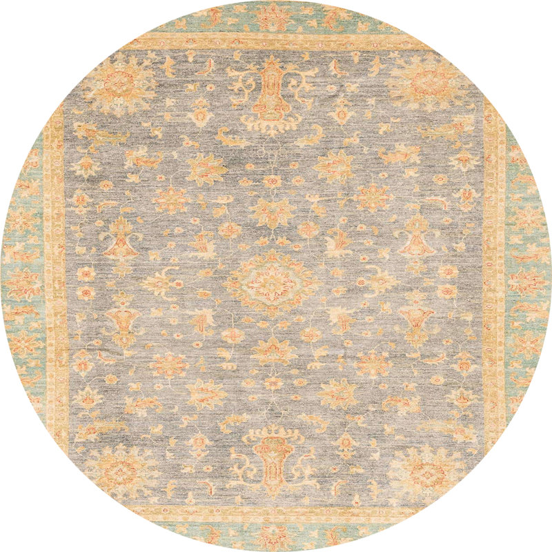 Tapis abstrait moderne 3492, Rond 6 pi