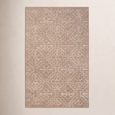 Tifton Hand-Tufted Geometric Wool Rug
