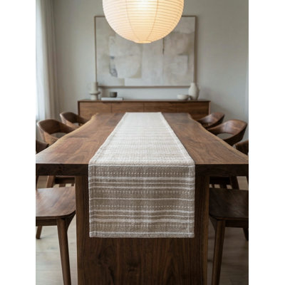Chemin de table Rustic Beige Seabreeze