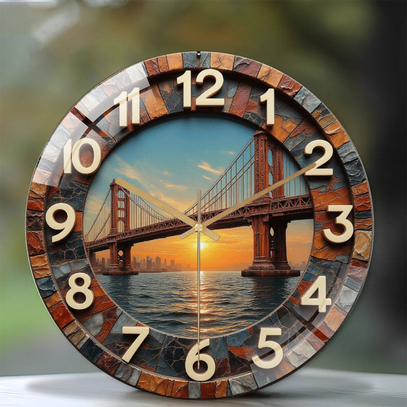Horloge murale Goldengate Bridge