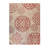 Solterra Sovana Red Cream Beige Transitional Tile Medallion Flatweave Polypropylene Indoor/ Outdoor Area Rug-114547367