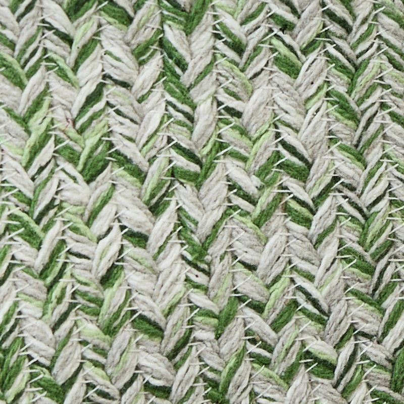 Spice Bin Braided Mint Table Runner, 54" L x 15" W, Green
