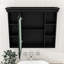 Armoire de salle de bain murale Yarvis avec porte miroir et tablettes de rangement-1865394909