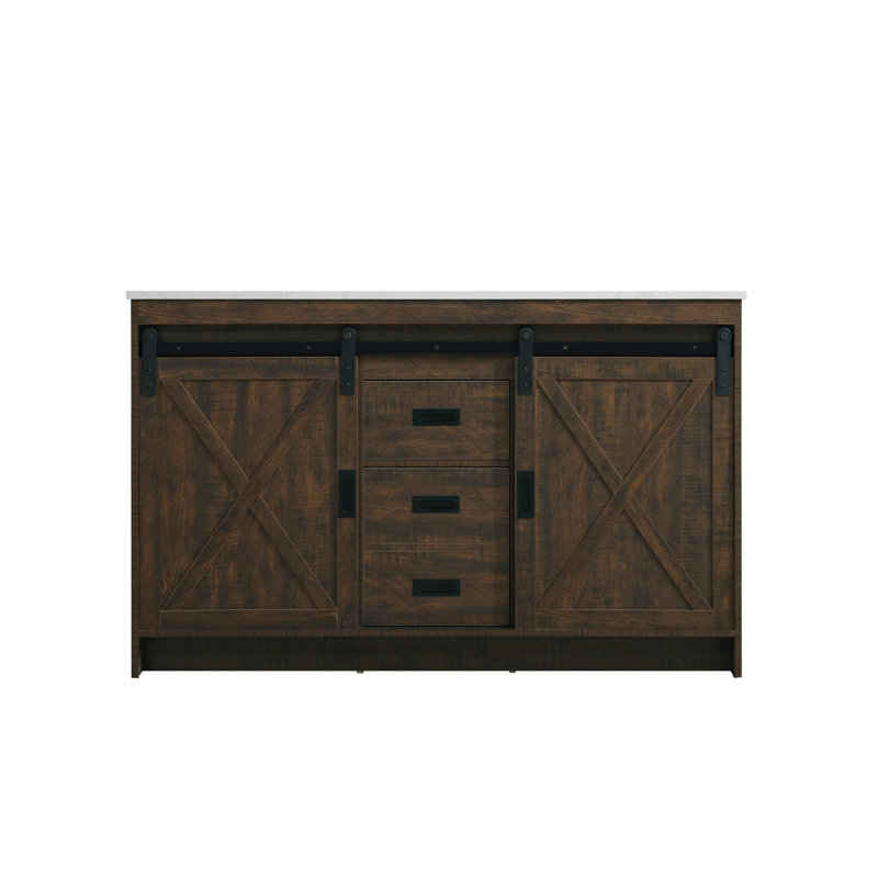 Meuble-lavabo double Boden, Expresso