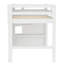 Lit mezzanine blanc avec matériaux et rangement-1805324911