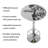 Round Metal Base Dining Table
