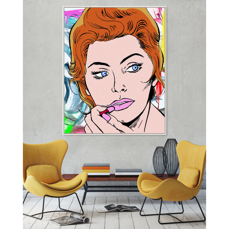 Date Night Print by Yaffa G, White Floater Framed, 41" H x 33" W