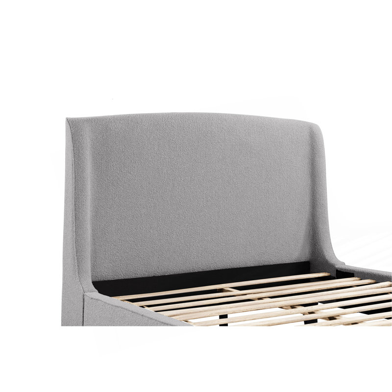 Harper Light Grey Eastern King Platform Bed