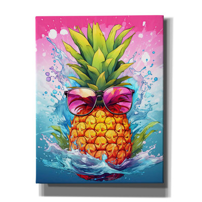Toile épique «Summer Pineapple 2» par Momart