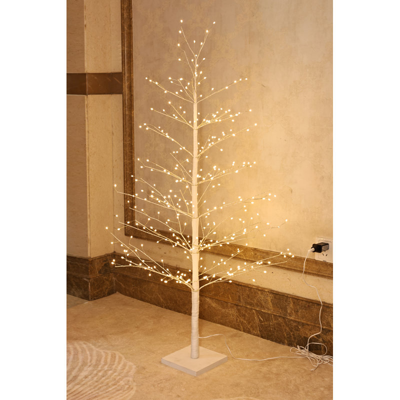 Bouleau blanc avec lumières DEL, 47.24"