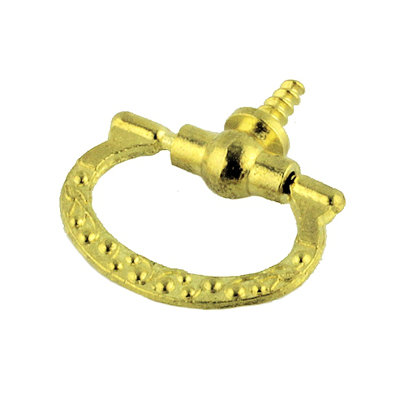 Jewelry Box Pull - Picture Hanger - Bright Brass C1201-1516BP