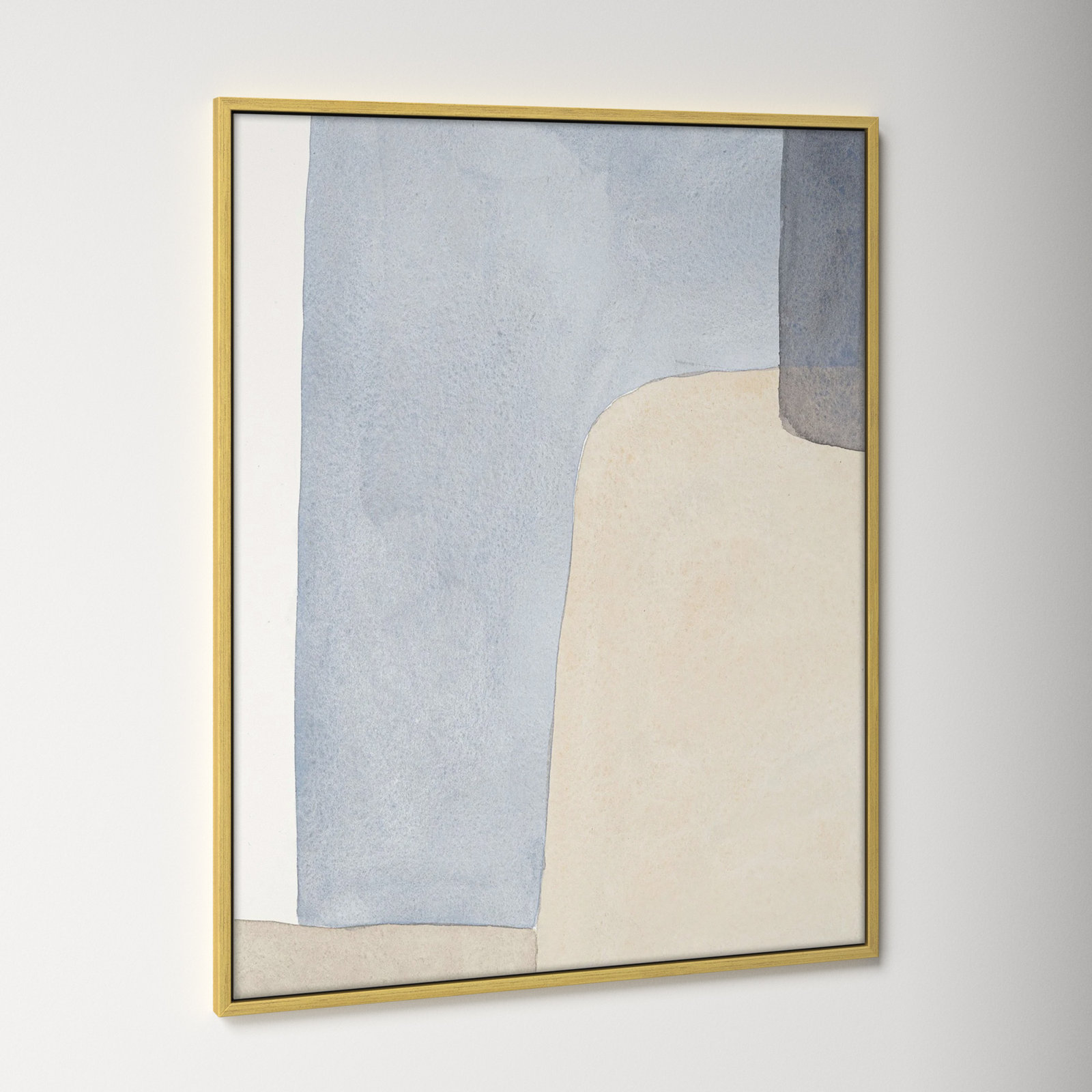 Dreamy Hues Painting by Julia Balfour, Gold Framed Canvas, 50" H x 40" W x 1.4" D