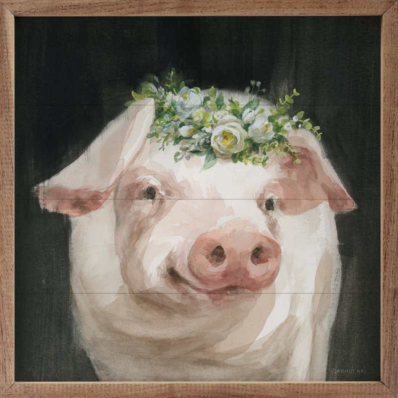 Barnyard Whimsy III par Danhui Nai, H 4 po x l 4 po