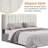 Upholstered, Assembly-Free Cashmere Yarn-Dyed Linen Headboard Compression-118760705-118760704