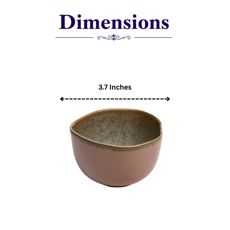 Bol empilable en porcelaine de qualité supérieure MOHENJODARO, 3.7"