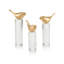 3 Piece Perched Bird Figurine Set