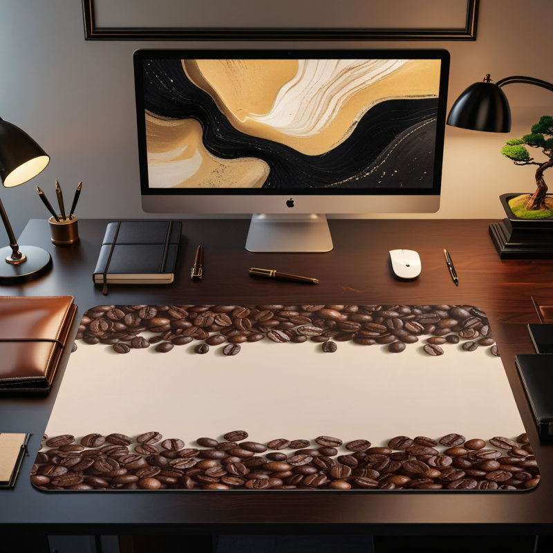 Polyester Desk Pad, 14.4x12.1