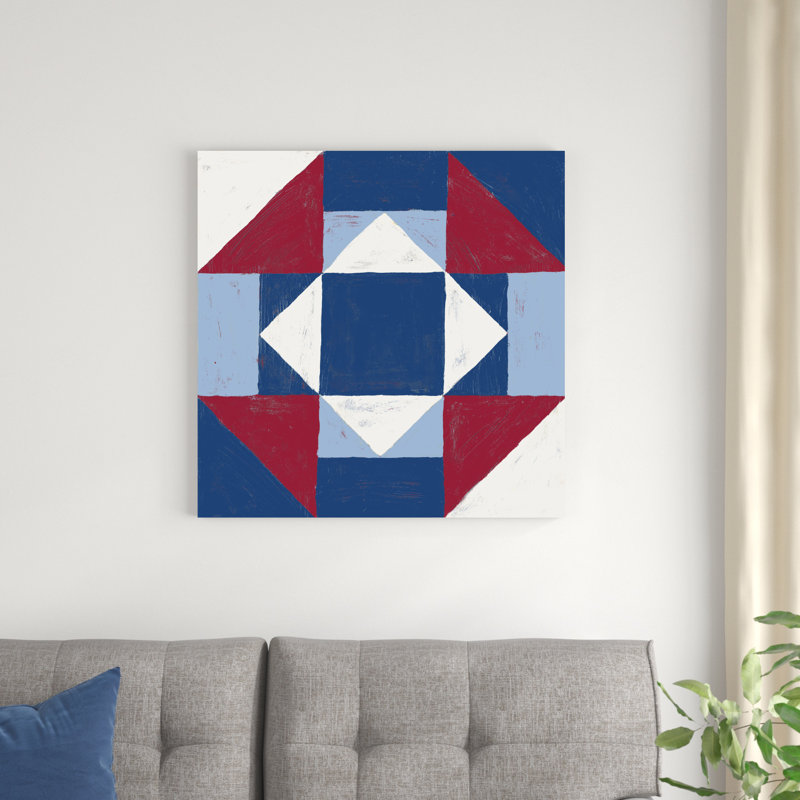 Carreau de patchwork Americana III, H 30 po x l 30 po