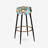 Wild Cheetah Print Multicolor - Abstract Bar Stools Set Of 2