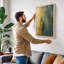 Vertical Contemplation Abstract - Wrapped Canvas-360196783-360196779