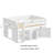 Full Size Low Loft Bed, Front Chalkboard Panel, Storage Cabinet And Shelves, Contemporary, Kids Bedroom-51453590