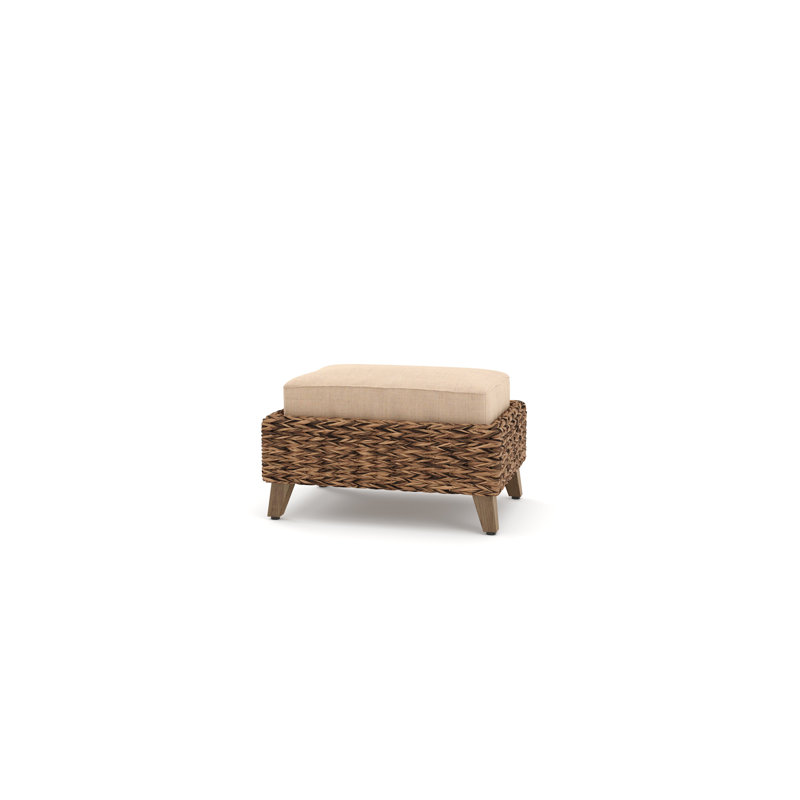 Repose-pieds d'extérieur avec coussin Sunbrella Cayman