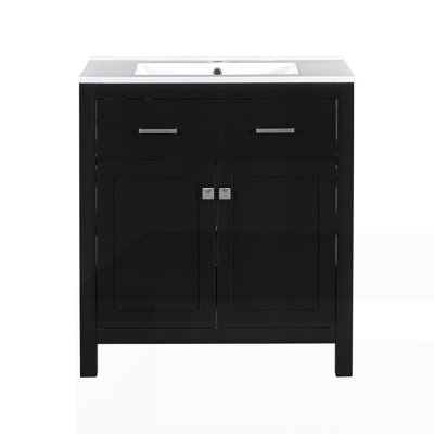 Meuble-lavabo de 30 po avec lavabo en céramique