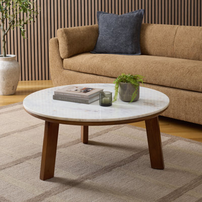 Arkady Round Marble Coffee Table