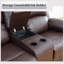 Canapé inclinable 69 po en cuir Vegan-1873966243