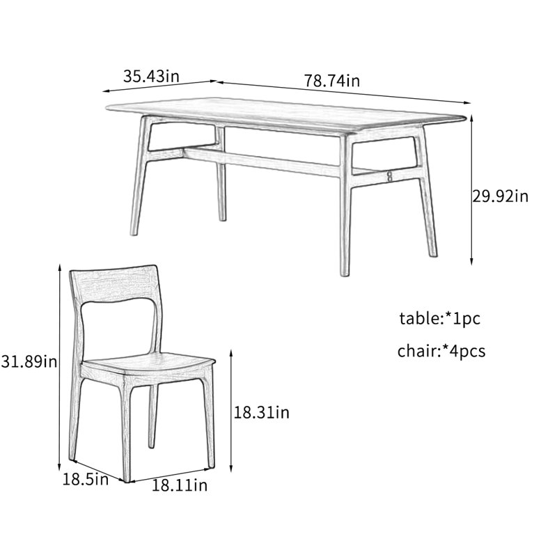 Cantwell, 29.92"H x 78.74"L x 35.43"W