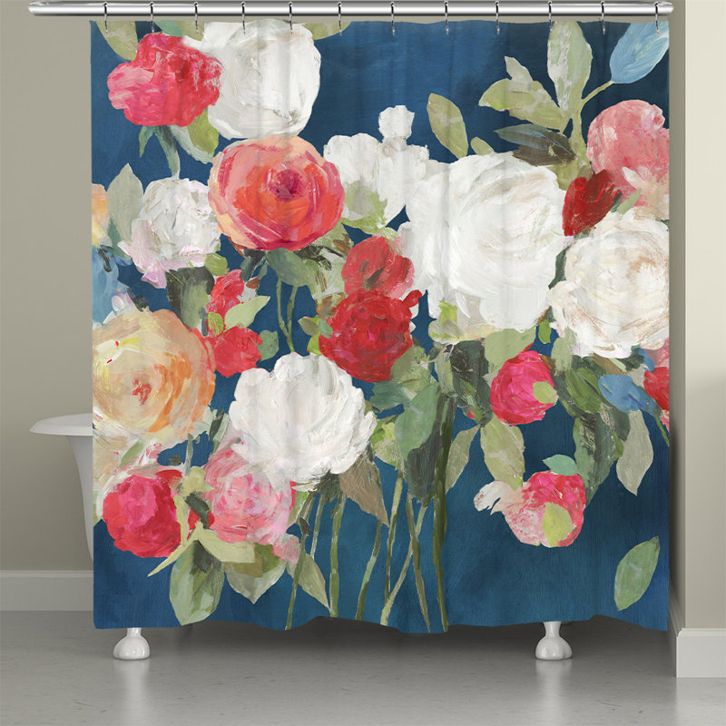 Abanda Moody Florals Shower Curtain