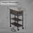 Side Table With Charging Station, End Table With Usb Ports And Outlets Gray-2011513917