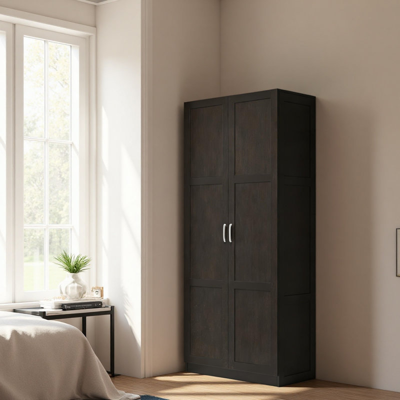 Armoire domestique, garde-manger, Marron foncé