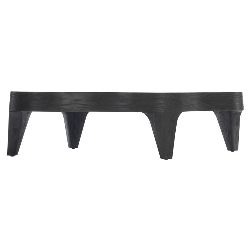 Black Pine Rectangular Cocktail Table with Storage
