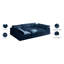 Canapé modulaire symétrique en velours avec repose-pieds de 105 po Atis-1765248408