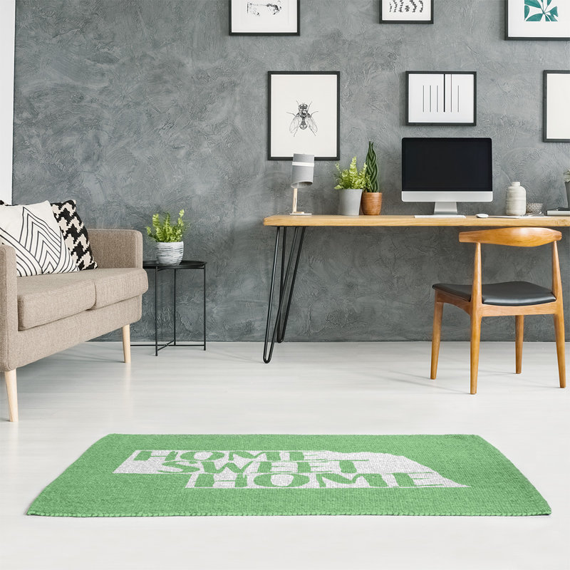 Tapis pour la maison verte Nebraska, Rectangle 5 pi x 7 pi