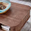 Table basse moderne en bois massif nordique