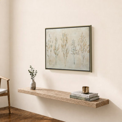 Whispering Grasses I par Julia Purinton - Impression sur toile