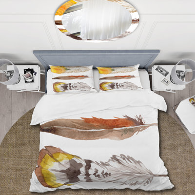 Ensemble de housse de couette bohème et éclectique Ethnic