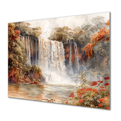 Chutes d'Iguazu dans la jungle de l'Argentine I - art mural Jungle
