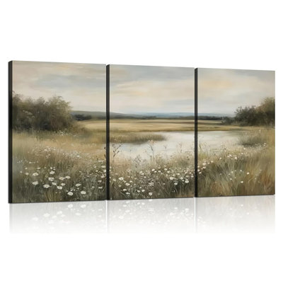 3 Piece Wrapped Canvas Print