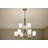 Shailene 9 - Light Steel Dimmable Tiered Chandelier