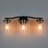 Sasakwa 3-light Dimmable Black Vanity Light