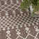 Tonnele Geometric Machine Woven Polypropylene/Polyester Indoor/Outdoor Area Rug in Natural