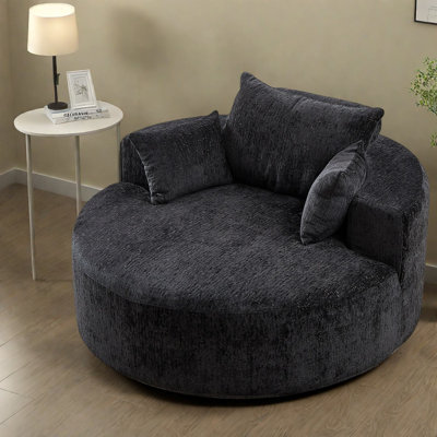 Canapés modernes, tissu chenille, fauteuil-lit moelleux, maison et salon