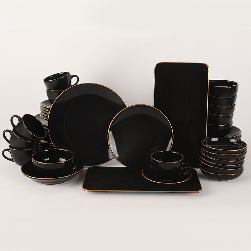Ensemble de 6 assiettes en céramique Dilesh