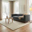 Canapé moderne 78,7 po pour salon, appartement et petit espace, gris foncé
