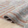 Vista Transitional Geometric Distressed Indoor Machine Washable Area Rug