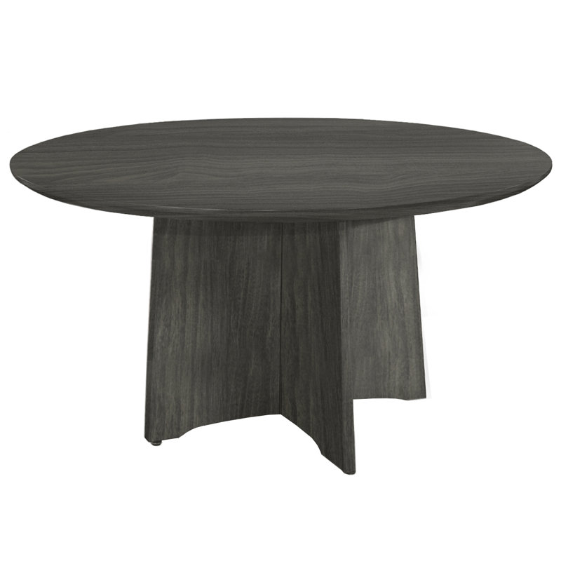 Table de conférence circulaire Napoli Series, Acier gris